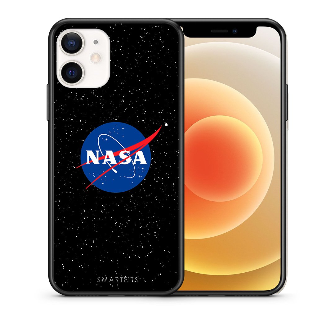 Θήκη iPhone 12 Mini NASA PopArt από τη Smartfits με σχέδιο στο πίσω μέρος και μαύρο περίβλημα | iPhone 12 Mini NASA PopArt case with colorful back and black bezels