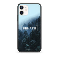 Thumbnail for Θήκη iPhone 12 Mini Breath Quote από τη Smartfits με σχέδιο στο πίσω μέρος και μαύρο περίβλημα | iPhone 12 Mini Breath Quote case with colorful back and black bezels