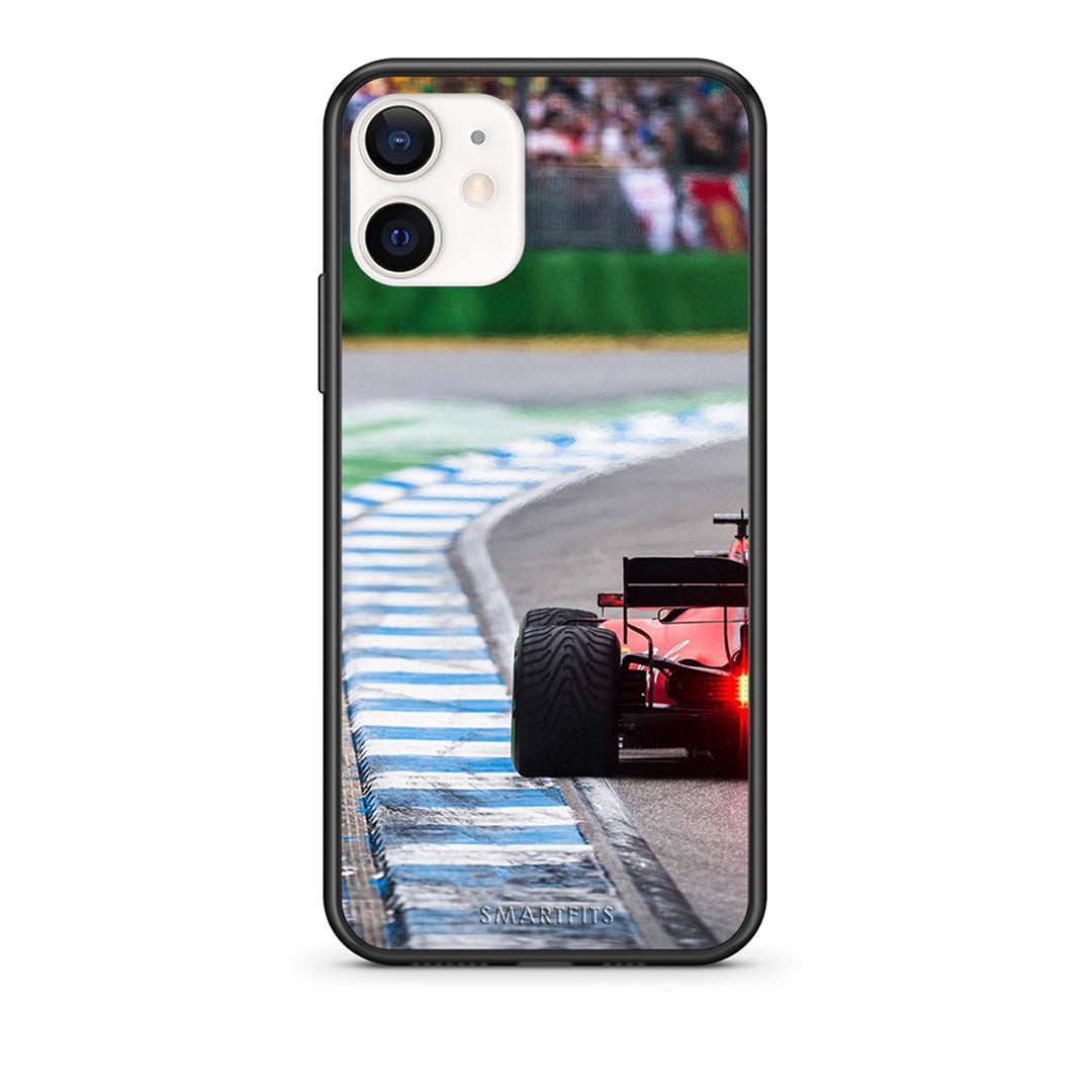 Θήκη iPhone 12 Mini Racing Vibes από τη Smartfits με σχέδιο στο πίσω μέρος και μαύρο περίβλημα | iPhone 12 Mini Racing Vibes case with colorful back and black bezels