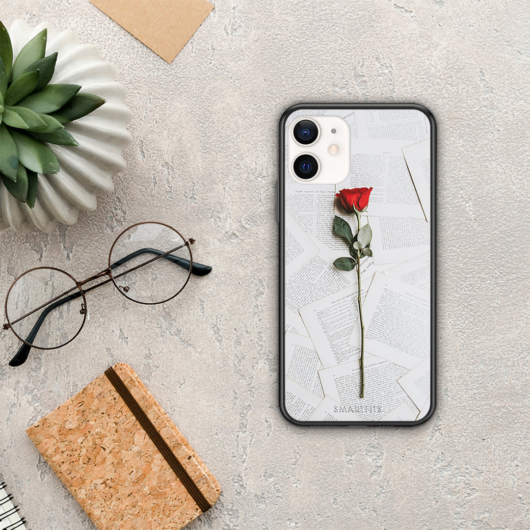 Red Rose - iPhone 12 Mini θήκη
