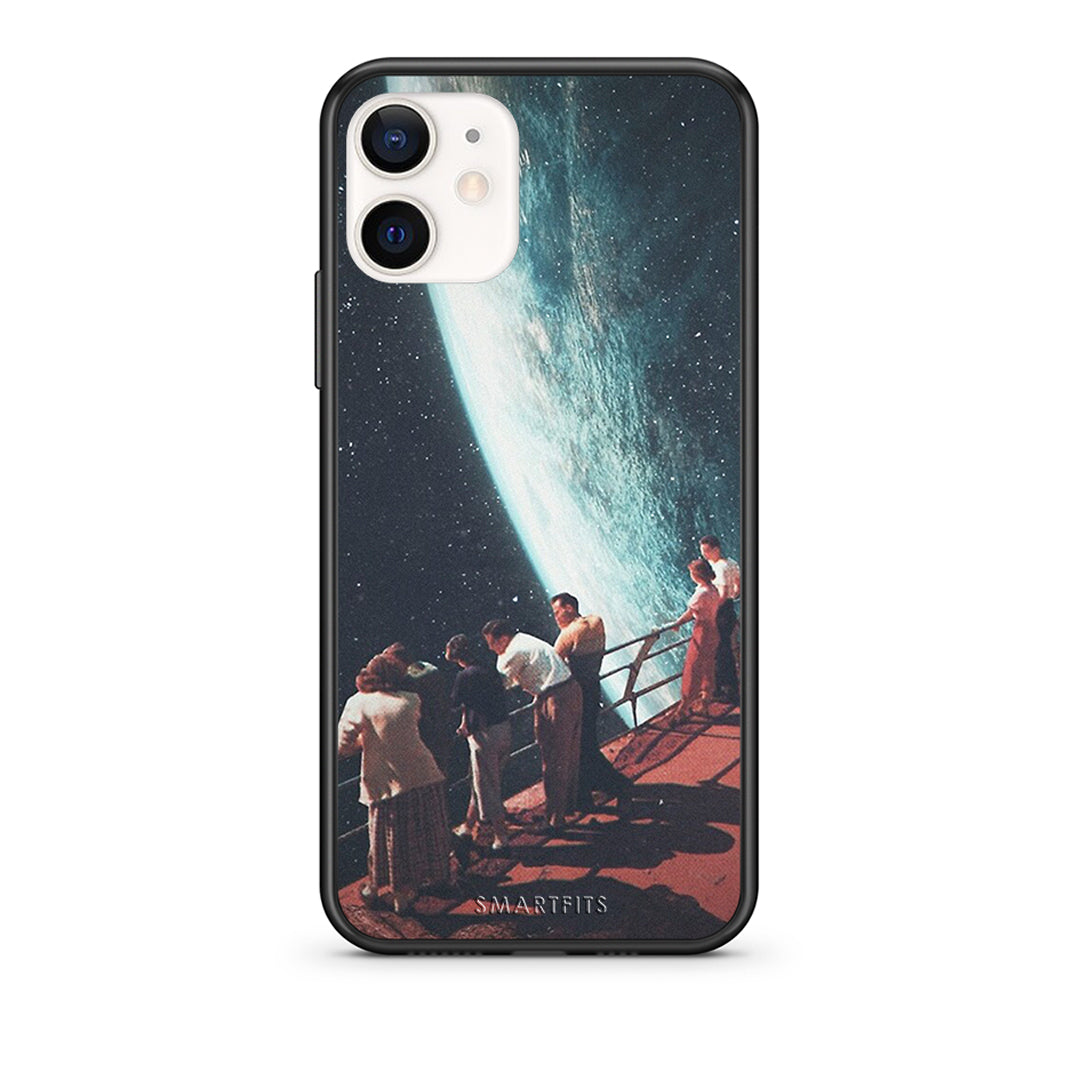 Θήκη iPhone 12 Mini Surreal View από τη Smartfits με σχέδιο στο πίσω μέρος και μαύρο περίβλημα | iPhone 12 Mini Surreal View case with colorful back and black bezels