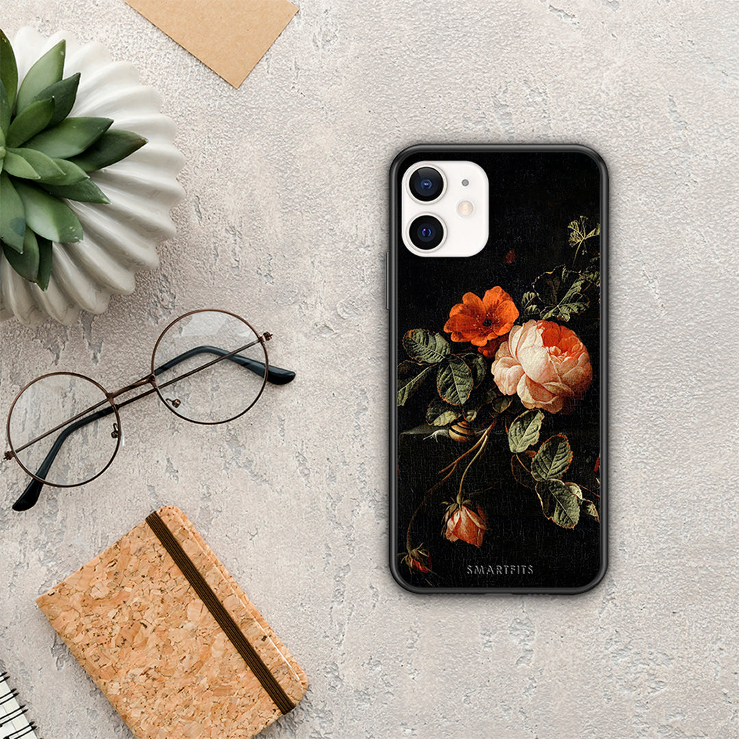 Vintage Roses - iPhone 12 Mini θήκη