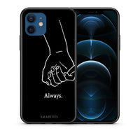 Thumbnail for Θήκη Αγίου Βαλεντίνου iPhone 12 Always & Forever 1 από τη Smartfits με σχέδιο στο πίσω μέρος και μαύρο περίβλημα | iPhone 12 Always & Forever 1 case with colorful back and black bezels