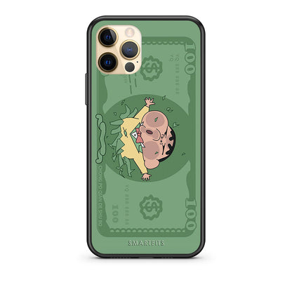Θήκη Αγίου Βαλεντίνου iPhone 12 Big Money από τη Smartfits με σχέδιο στο πίσω μέρος και μαύρο περίβλημα | iPhone 12 Big Money case with colorful back and black bezels