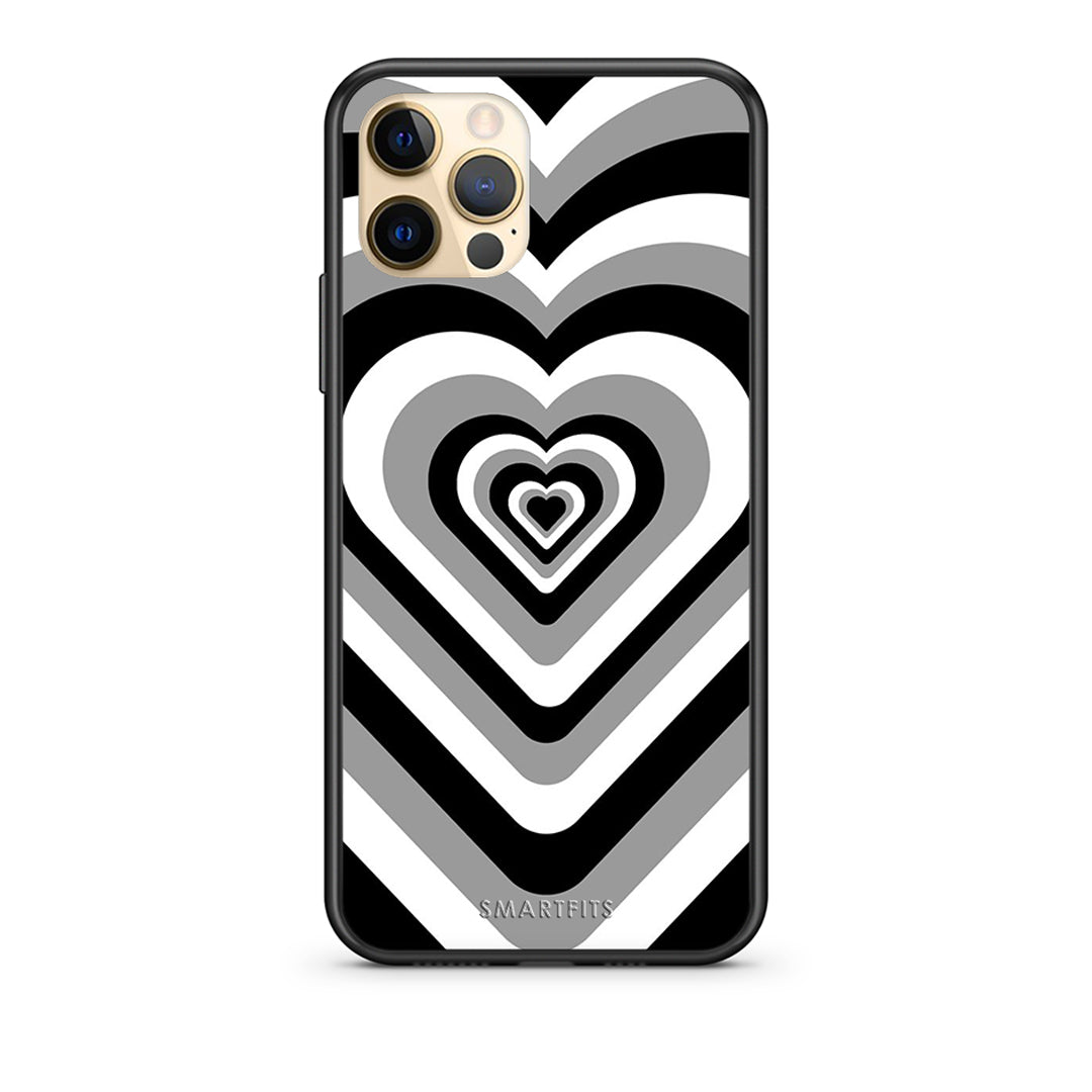 Black Hearts - iPhone 12 Pro θήκη