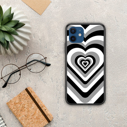 Black Hearts - iPhone 12 θήκη