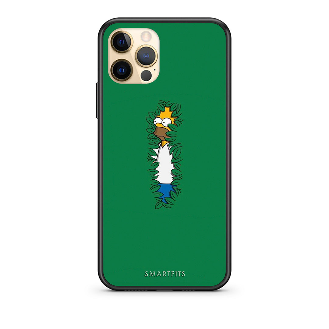 Θήκη Αγίου Βαλεντίνου iPhone 12 Bush Man από τη Smartfits με σχέδιο στο πίσω μέρος και μαύρο περίβλημα | iPhone 12 Bush Man case with colorful back and black bezels