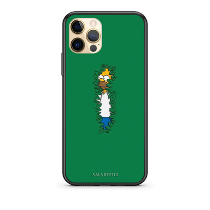 Θήκη Αγίου Βαλεντίνου iPhone 12 Bush Man από τη Smartfits με σχέδιο στο πίσω μέρος και μαύρο περίβλημα | iPhone 12 Bush Man case with colorful back and black bezels