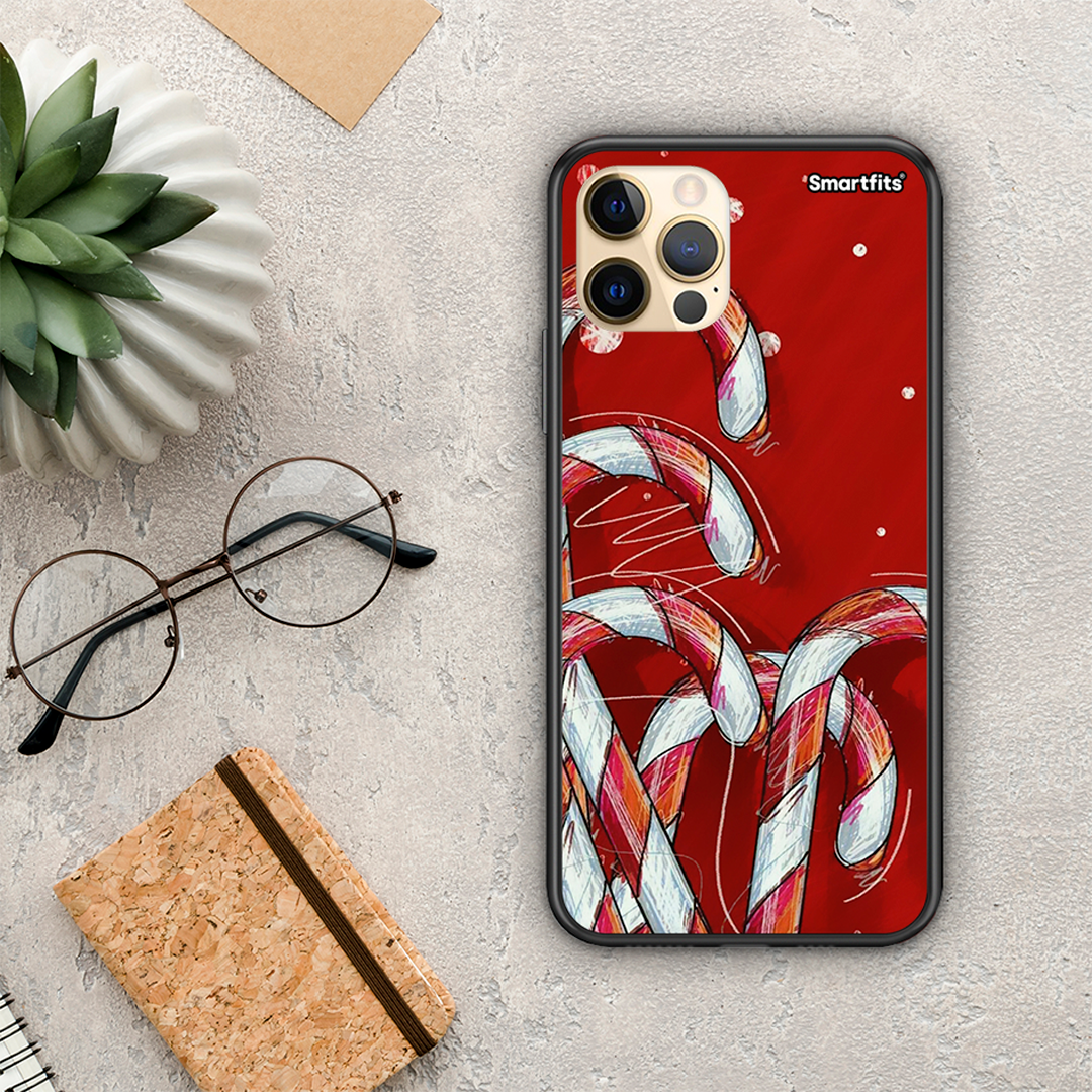 Candy Cane - iPhone 12 Pro θήκη