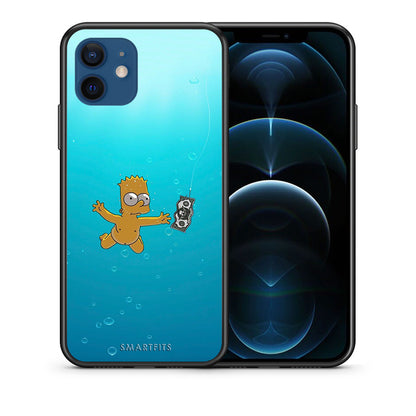 Θήκη iPhone 12 Chasing Money από τη Smartfits με σχέδιο στο πίσω μέρος και μαύρο περίβλημα | iPhone 12 Chasing Money case with colorful back and black bezels