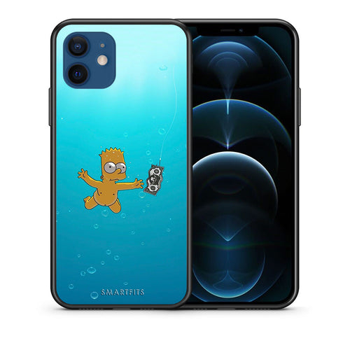 Θήκη iPhone 12 Chasing Money από τη Smartfits με σχέδιο στο πίσω μέρος και μαύρο περίβλημα | iPhone 12 Chasing Money case with colorful back and black bezels