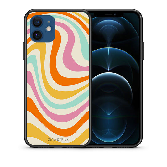 Colourful Waves - iPhone 12 Pro θήκη