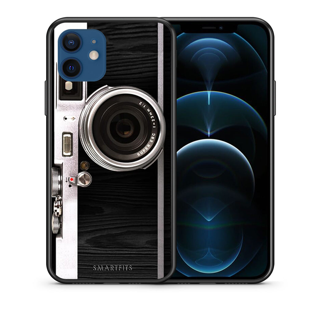 Θήκη iPhone 12 Emily In Paris από τη Smartfits με σχέδιο στο πίσω μέρος και μαύρο περίβλημα | iPhone 12 Emily In Paris case with colorful back and black bezels