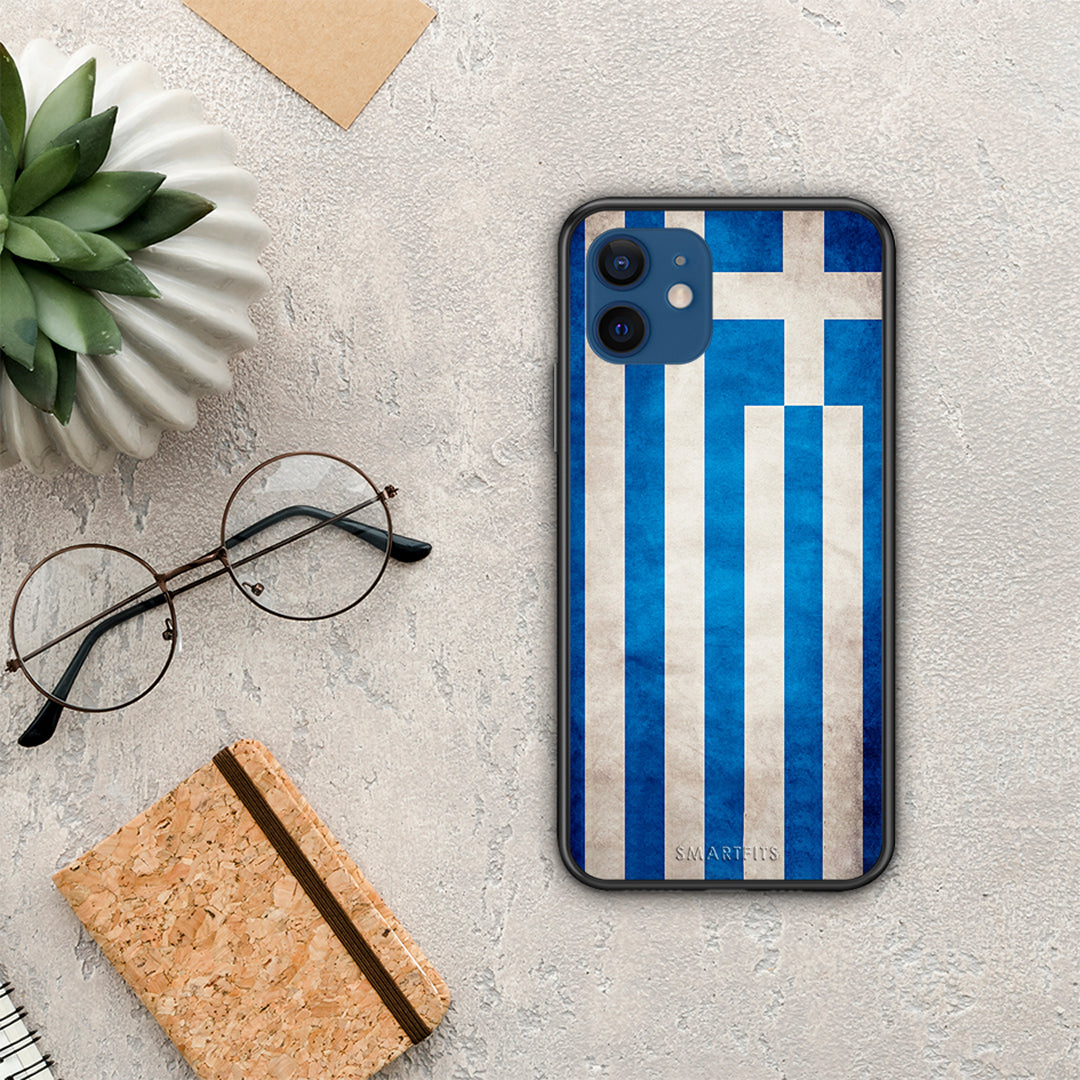 Flag Greek - iPhone 12 Pro θήκη
