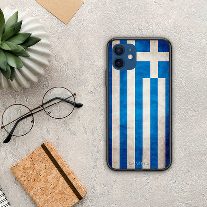 Flag Greek - iPhone 12 Pro θήκη