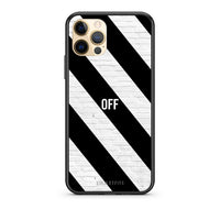 Thumbnail for Θήκη iPhone 12 Get Off από τη Smartfits με σχέδιο στο πίσω μέρος και μαύρο περίβλημα | iPhone 12 Get Off case with colorful back and black bezels