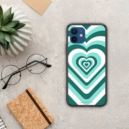 Green Hearts - iPhone 12 θήκη