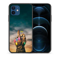 Thumbnail for Θήκη iPhone 12 Infinity Snap από τη Smartfits με σχέδιο στο πίσω μέρος και μαύρο περίβλημα | iPhone 12 Infinity Snap case with colorful back and black bezels