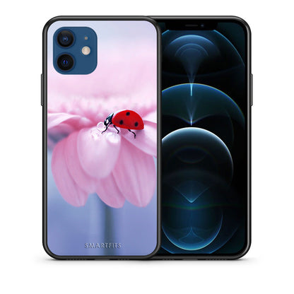 Ladybug Flower - iPhone 12 Pro θήκη