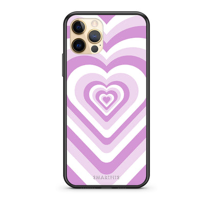 Lilac Hearts - iPhone 12 Pro θήκη