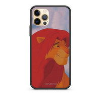 Thumbnail for Θήκη Αγίου Βαλεντίνου iPhone 12 Lion Love 1 από τη Smartfits με σχέδιο στο πίσω μέρος και μαύρο περίβλημα | iPhone 12 Lion Love 1 case with colorful back and black bezels
