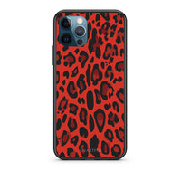 Thumbnail for 4 - iPhone 12 Pro Max Red Leopard Animal case, cover, bumper