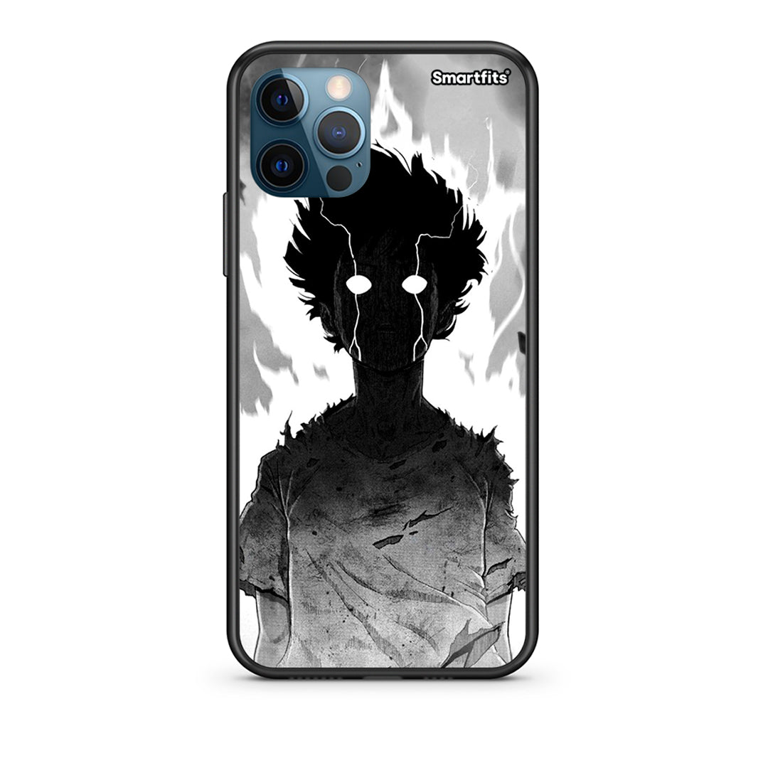 iPhone 12 Pro Max Anime Boy Θήκη από τη Smartfits με σχέδιο στο πίσω μέρος και μαύρο περίβλημα | Smartphone case with colorful back and black bezels by Smartfits
