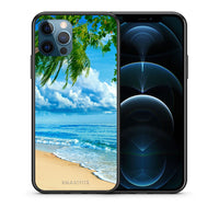 Thumbnail for Θήκη iPhone 12 Pro Max Beautiful Beach από τη Smartfits με σχέδιο στο πίσω μέρος και μαύρο περίβλημα | iPhone 12 Pro Max Beautiful Beach case with colorful back and black bezels