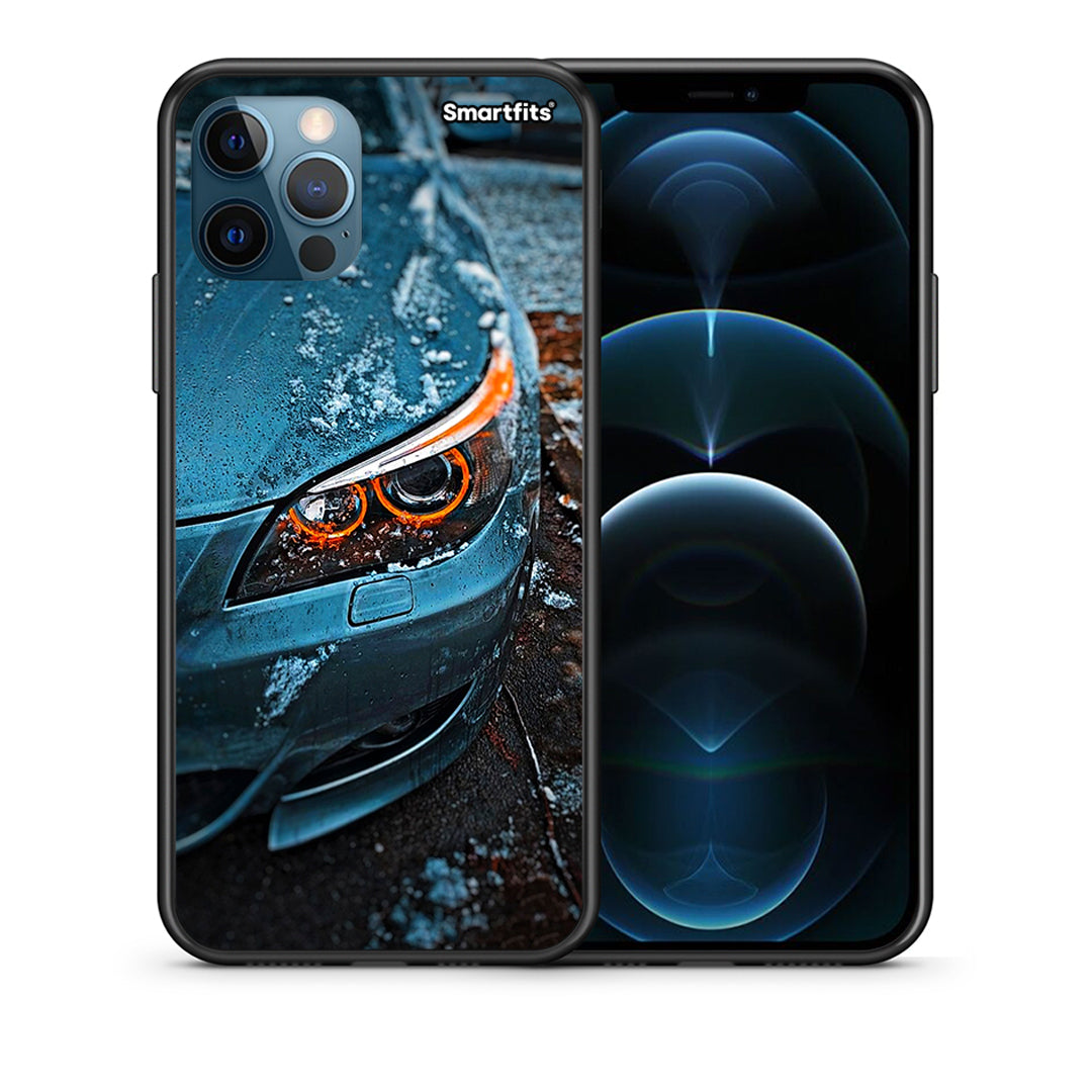 Θήκη iPhone 12 Pro Max Bmw E60 από τη Smartfits με σχέδιο στο πίσω μέρος και μαύρο περίβλημα | iPhone 12 Pro Max Bmw E60 case with colorful back and black bezels