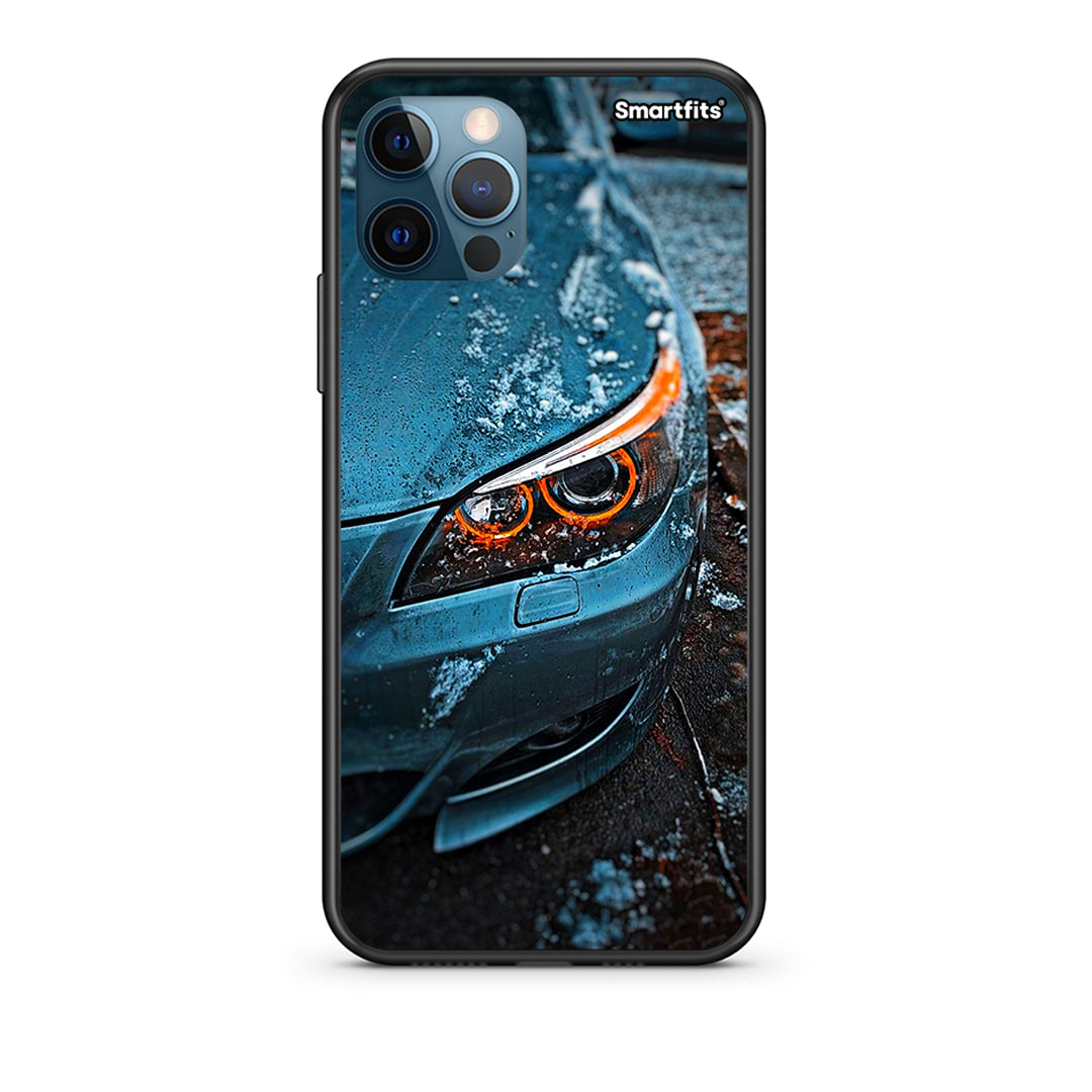 iPhone 12 Pro Max Bmw E60 Θήκη από τη Smartfits με σχέδιο στο πίσω μέρος και μαύρο περίβλημα | Smartphone case with colorful back and black bezels by Smartfits