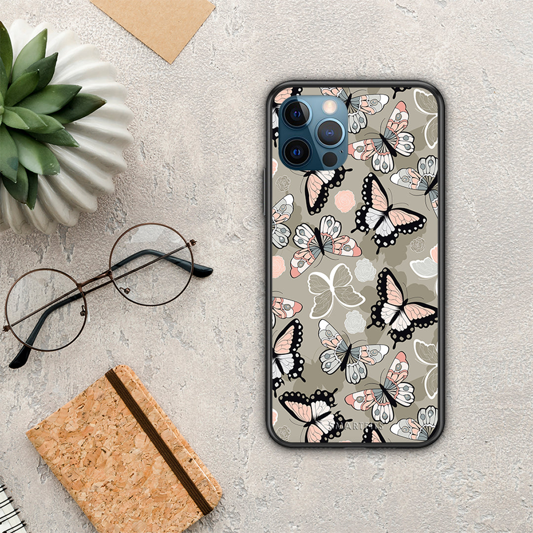 Boho Butterflies - iPhone 12 Pro Max θήκη