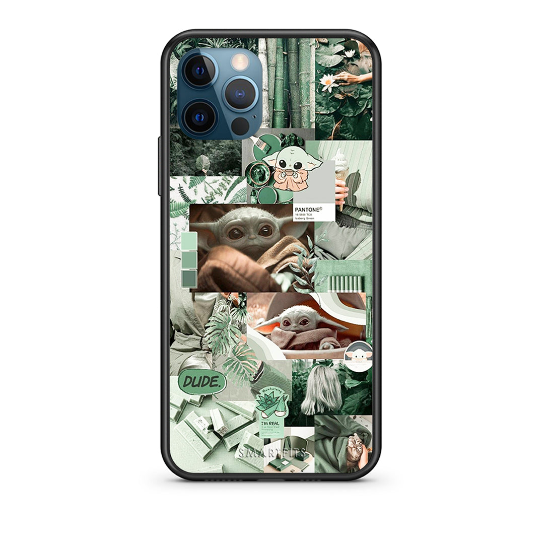 iPhone 12 Pro Max Collage Dude Θήκη Αγίου Βαλεντίνου από τη Smartfits με σχέδιο στο πίσω μέρος και μαύρο περίβλημα | Smartphone case with colorful back and black bezels by Smartfits