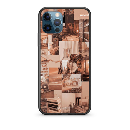 iPhone 12 Pro Max Collage You Can Θήκη Αγίου Βαλεντίνου από τη Smartfits με σχέδιο στο πίσω μέρος και μαύρο περίβλημα | Smartphone case with colorful back and black bezels by Smartfits