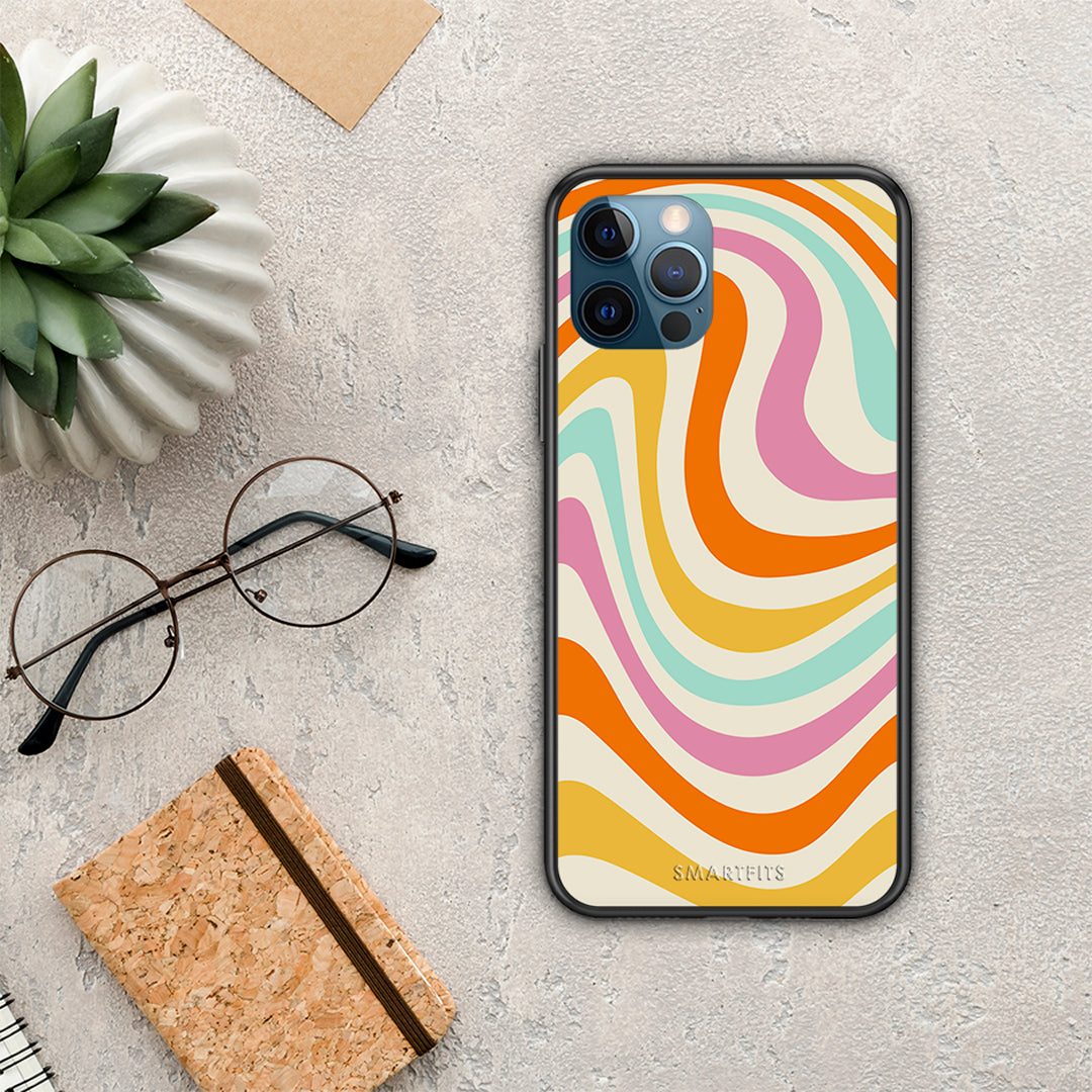 Colourful Waves - iPhone 12 Pro Max θήκη