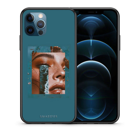 Θήκη iPhone 12 Pro Max Cry An Ocean από τη Smartfits με σχέδιο στο πίσω μέρος και μαύρο περίβλημα | iPhone 12 Pro Max Cry An Ocean case with colorful back and black bezels