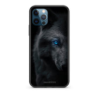 Thumbnail for iPhone 12 Pro Max Dark Wolf θήκη από τη Smartfits με σχέδιο στο πίσω μέρος και μαύρο περίβλημα | Smartphone case with colorful back and black bezels by Smartfits