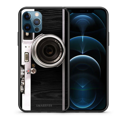 Θήκη iPhone 12 Pro Max Emily In Paris από τη Smartfits με σχέδιο στο πίσω μέρος και μαύρο περίβλημα | iPhone 12 Pro Max Emily In Paris case with colorful back and black bezels