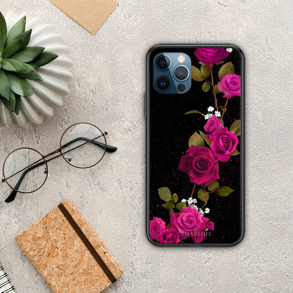 Flower Red Roses - iPhone 12 Pro Max θήκη