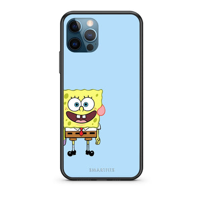iPhone 12 Pro Max Friends Bob θήκη από τη Smartfits με σχέδιο στο πίσω μέρος και μαύρο περίβλημα | Smartphone case with colorful back and black bezels by Smartfits