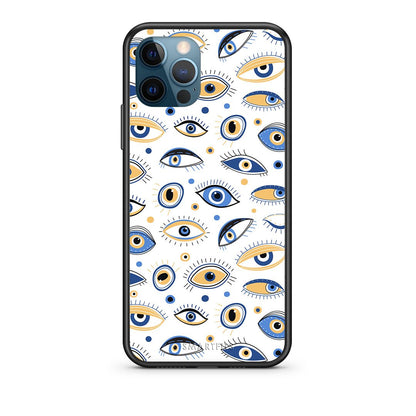 iPhone 12 Pro Max Ftou Ftou θήκη από τη Smartfits με σχέδιο στο πίσω μέρος και μαύρο περίβλημα | Smartphone case with colorful back and black bezels by Smartfits