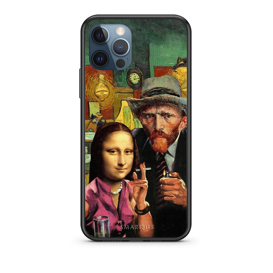 iPhone 12 Pro Max Funny Art θήκη από τη Smartfits με σχέδιο στο πίσω μέρος και μαύρο περίβλημα | Smartphone case with colorful back and black bezels by Smartfits