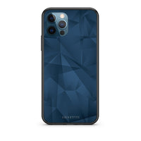 Thumbnail for 39 - iPhone 12 Pro Max  Blue Abstract Geometric case, cover, bumper