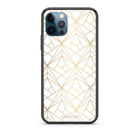 Thumbnail for 111 - iPhone 12 Pro Max  Luxury White Geometric case, cover, bumper