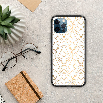 Geometric Luxury White - iPhone 12 Pro Max θήκη