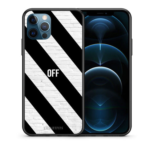 Θήκη iPhone 12 Pro Max Get Off από τη Smartfits με σχέδιο στο πίσω μέρος και μαύρο περίβλημα | iPhone 12 Pro Max Get Off case with colorful back and black bezels