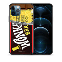Thumbnail for Θήκη iPhone 12 Pro Max Golden Ticket από τη Smartfits με σχέδιο στο πίσω μέρος και μαύρο περίβλημα | iPhone 12 Pro Max Golden Ticket case with colorful back and black bezels