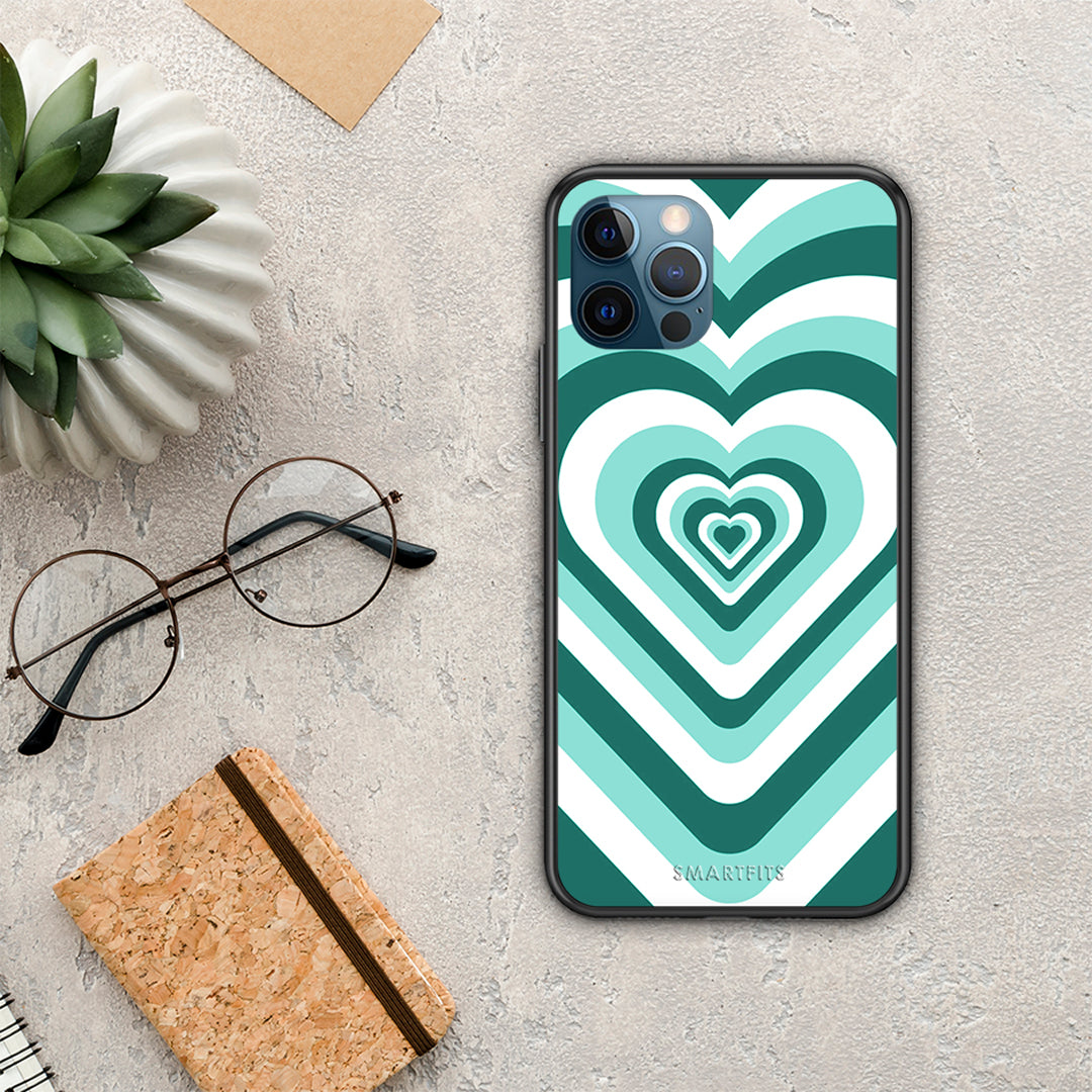 Green Hearts - iPhone 12 Pro Max θήκη