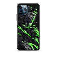 Thumbnail for iPhone 12 Pro Max Green Soldier Θήκη Αγίου Βαλεντίνου από τη Smartfits με σχέδιο στο πίσω μέρος και μαύρο περίβλημα | Smartphone case with colorful back and black bezels by Smartfits