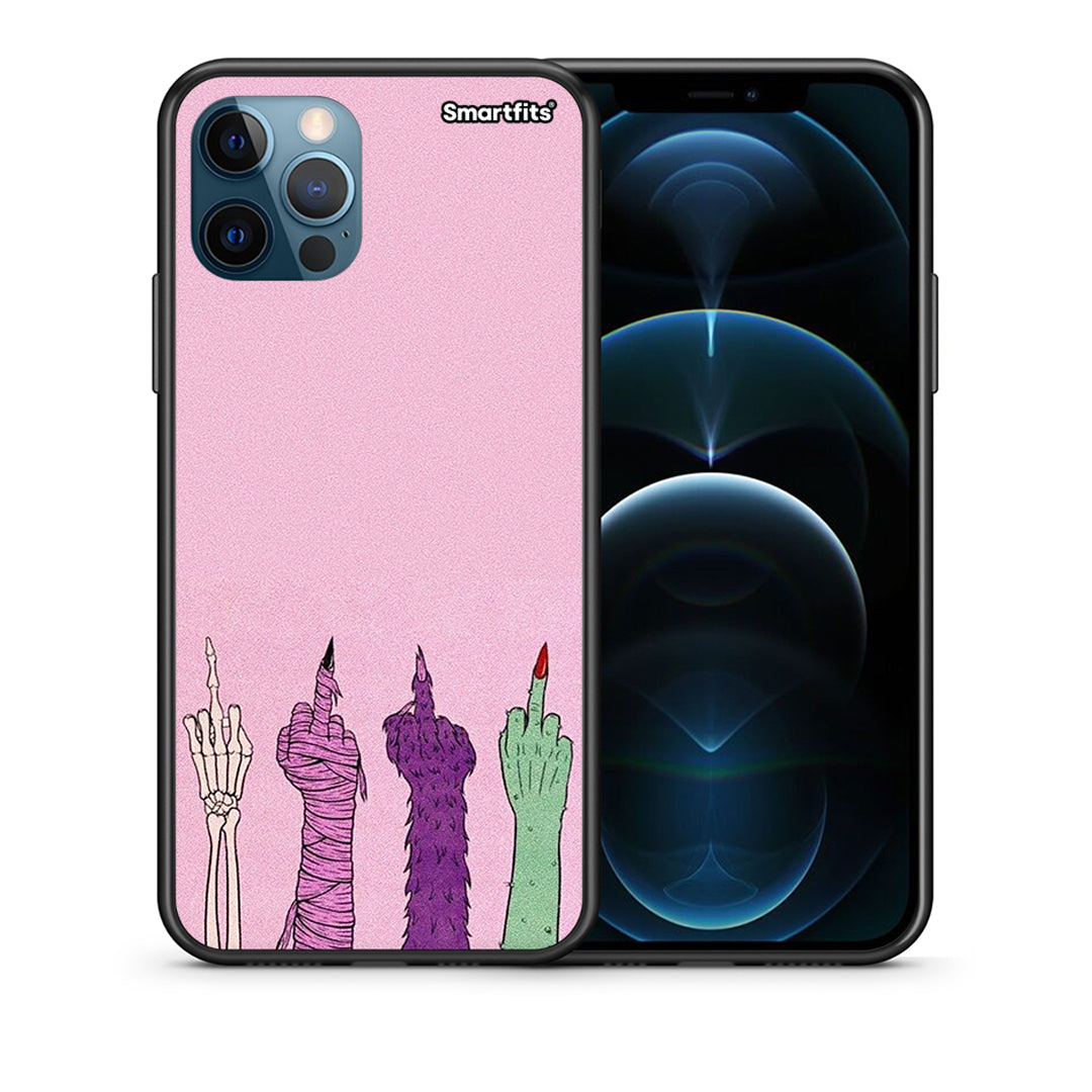 Θήκη iPhone 12 Pro Max Halloween Be A Lady από τη Smartfits με σχέδιο στο πίσω μέρος και μαύρο περίβλημα | iPhone 12 Pro Max Halloween Be A Lady case with colorful back and black bezels