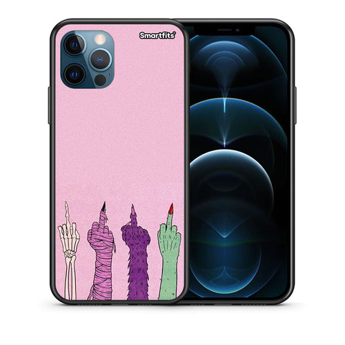 Θήκη iPhone 12 Pro Max Halloween Be A Lady από τη Smartfits με σχέδιο στο πίσω μέρος και μαύρο περίβλημα | iPhone 12 Pro Max Halloween Be A Lady case with colorful back and black bezels